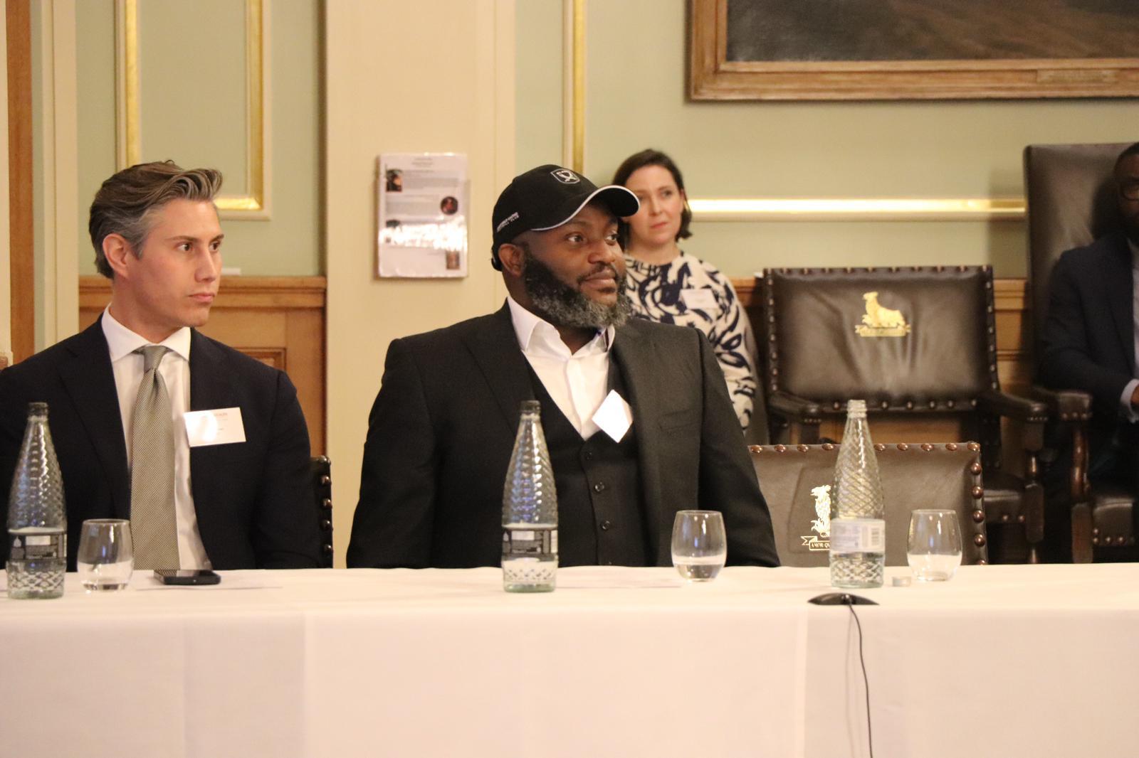 Dozy Mmobuosi at a conference